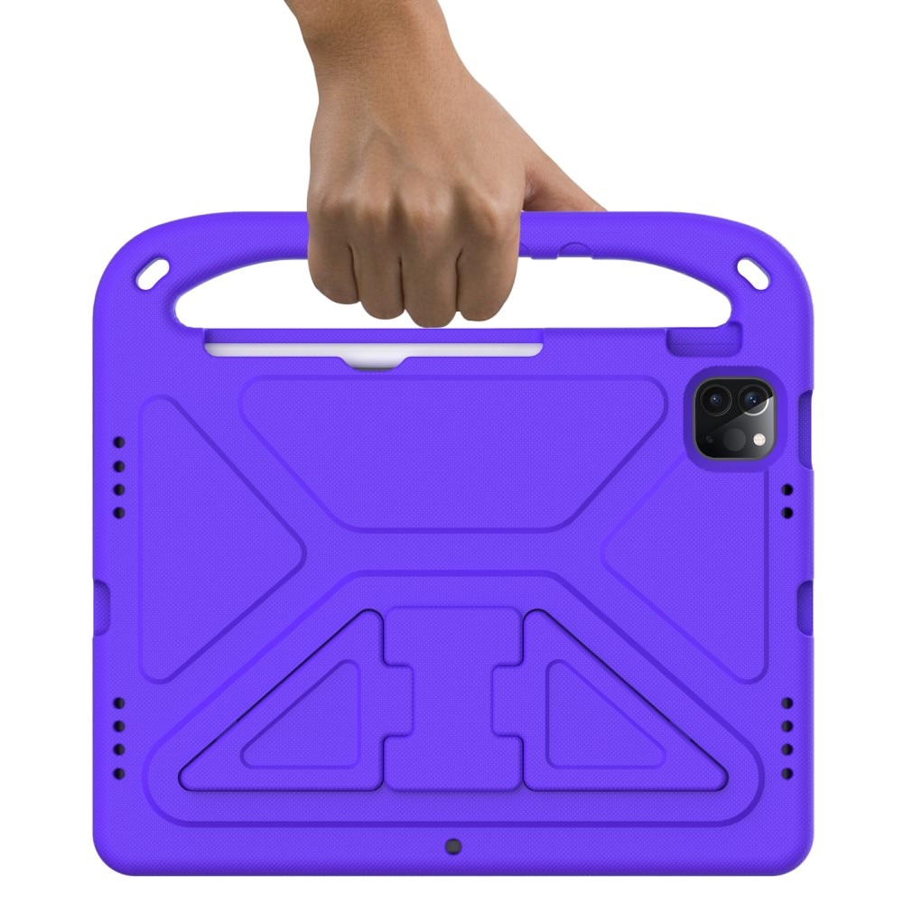 iPad Pro 11 2nd Gen (2020) EVA-hoes met handvat paars