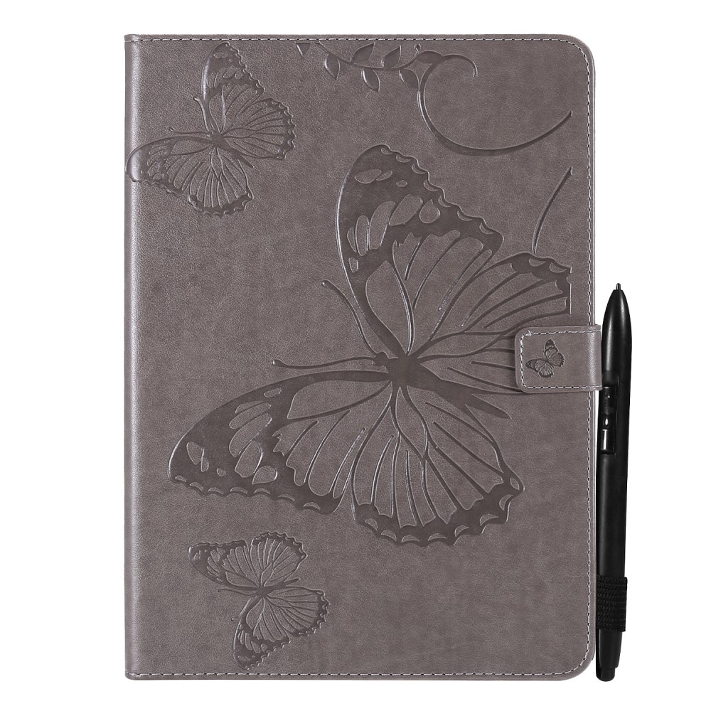 iPad Mini 6th Gen (2021) Leren vlinderhoesje Grijs