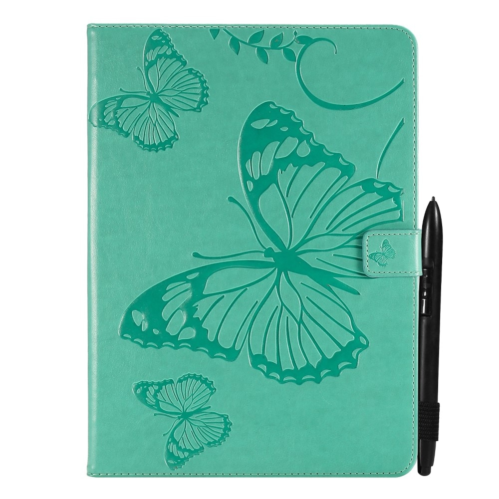 iPad Mini 6 2021 Leren vlinderhoesje Groen