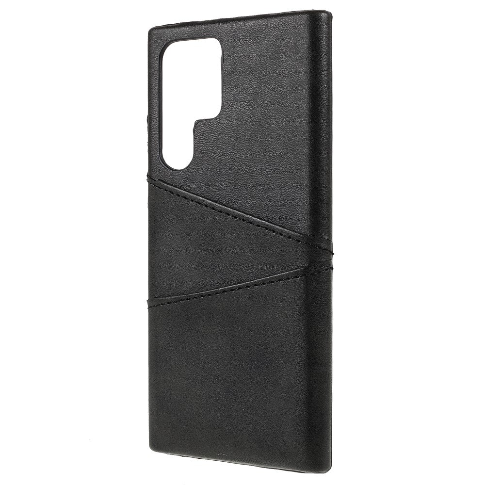 Card Slots Case Samsung Galaxy S22 Ultra Zwart