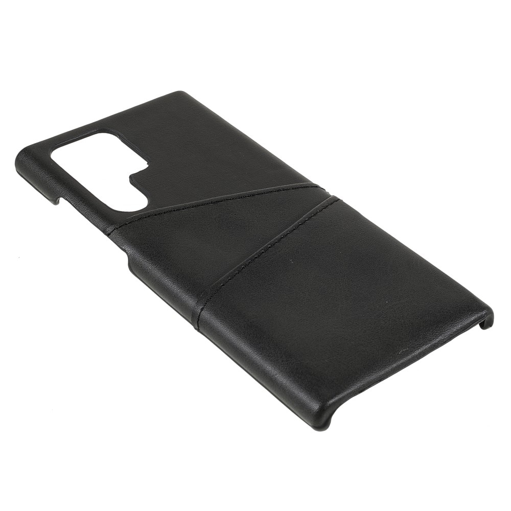 Card Slots Case Samsung Galaxy S22 Ultra Zwart