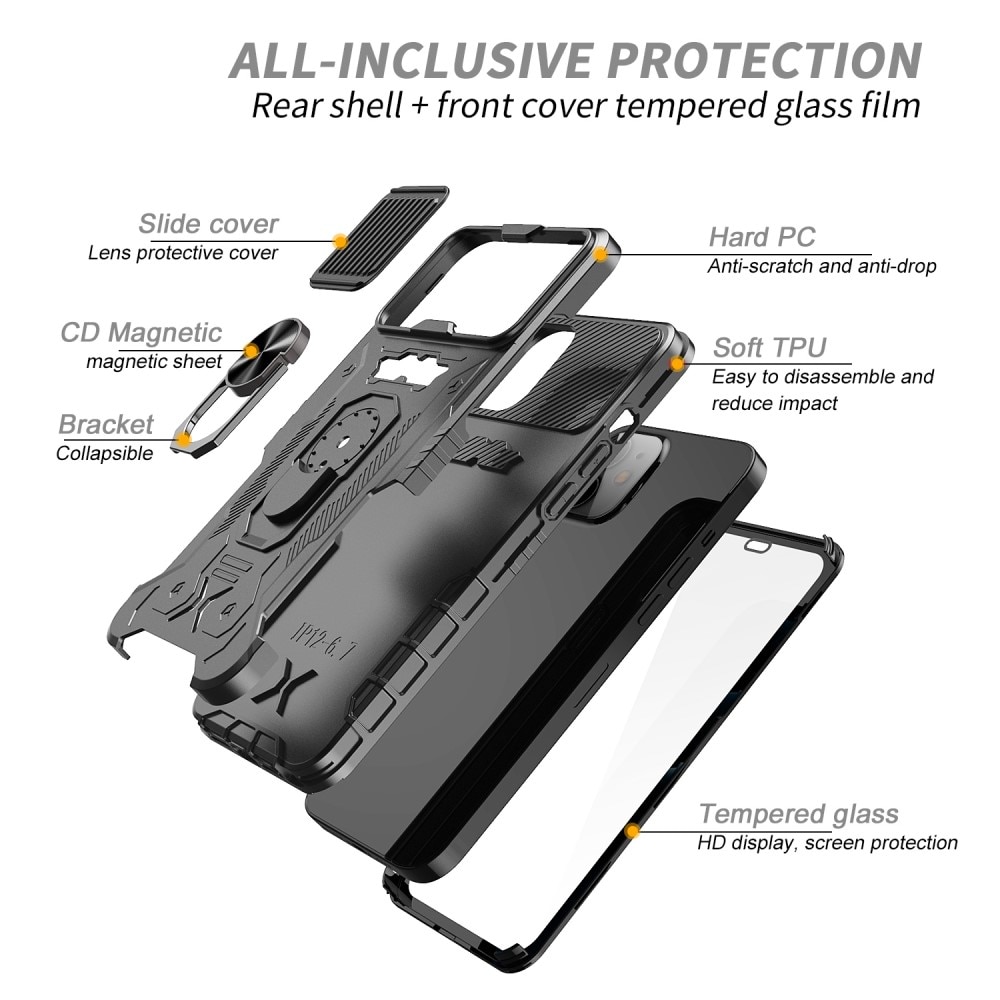 Tactical Full Protection Case iPhone 11 zwart