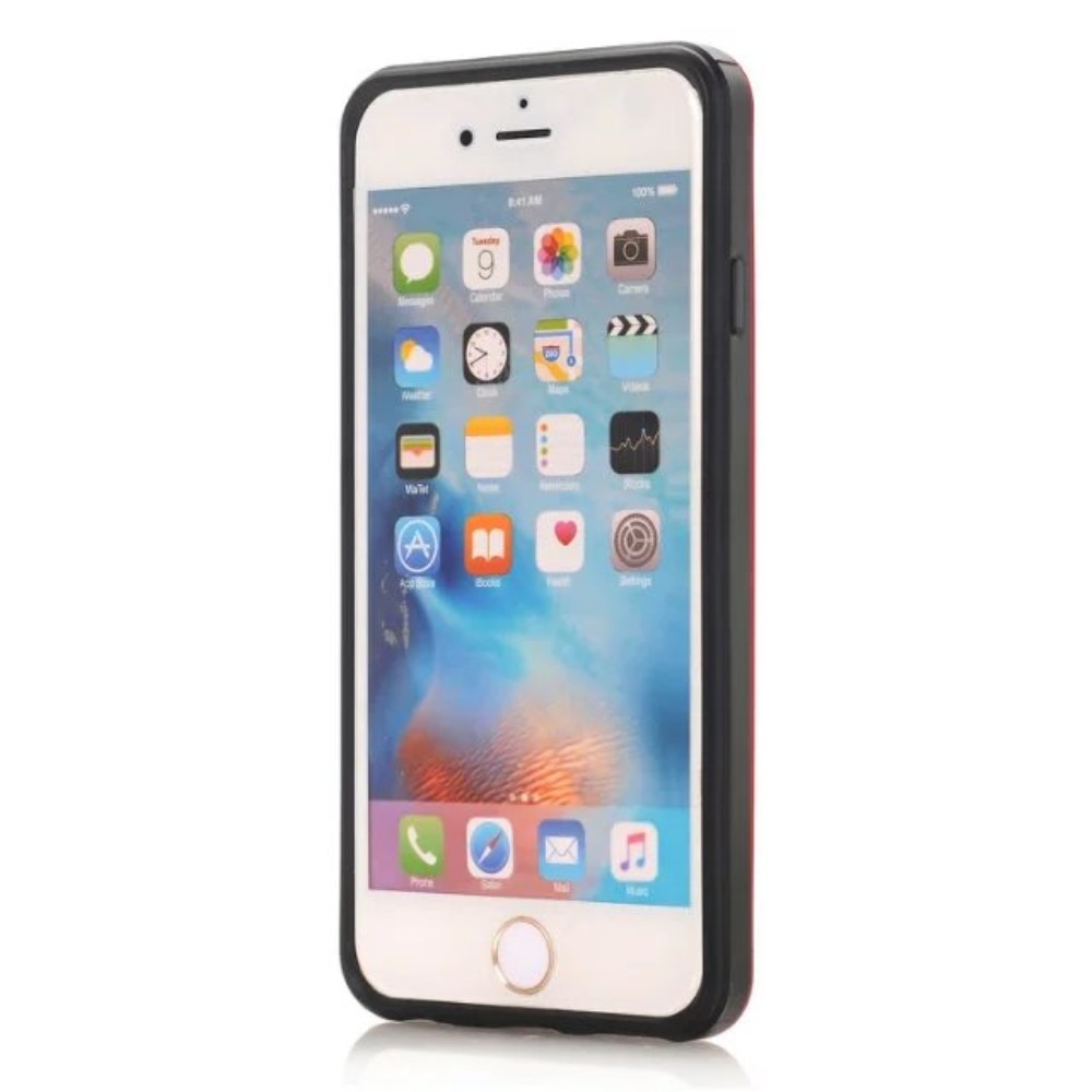 iPhone SE 2020 Hoesje met Cardslot Rood