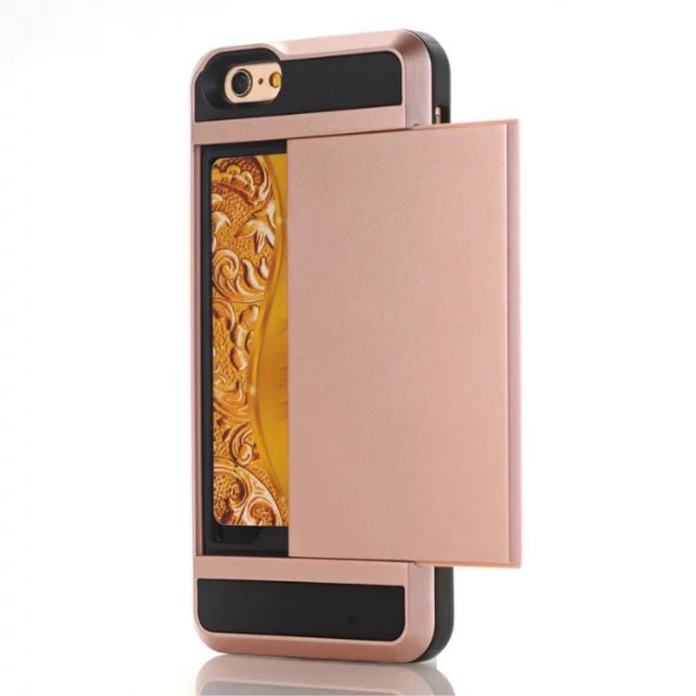 iPhone SE (2022) Hoesje met Cardslot rosé goud