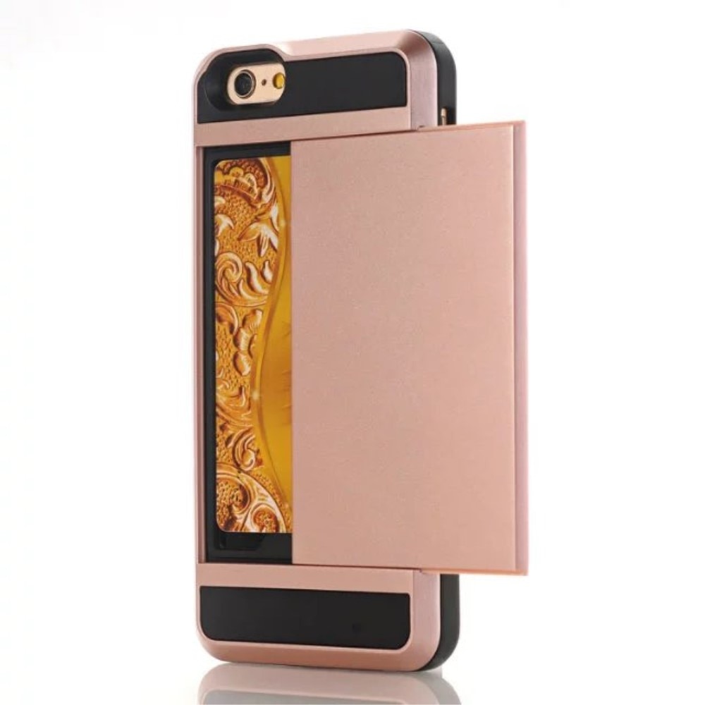 iPhone 7 Hoesje met Cardslot Rosé goud