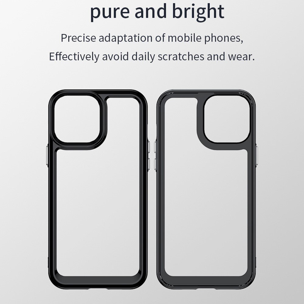 iPhone 13 Pro TPU + Plexiglas Hybridcase Transparent