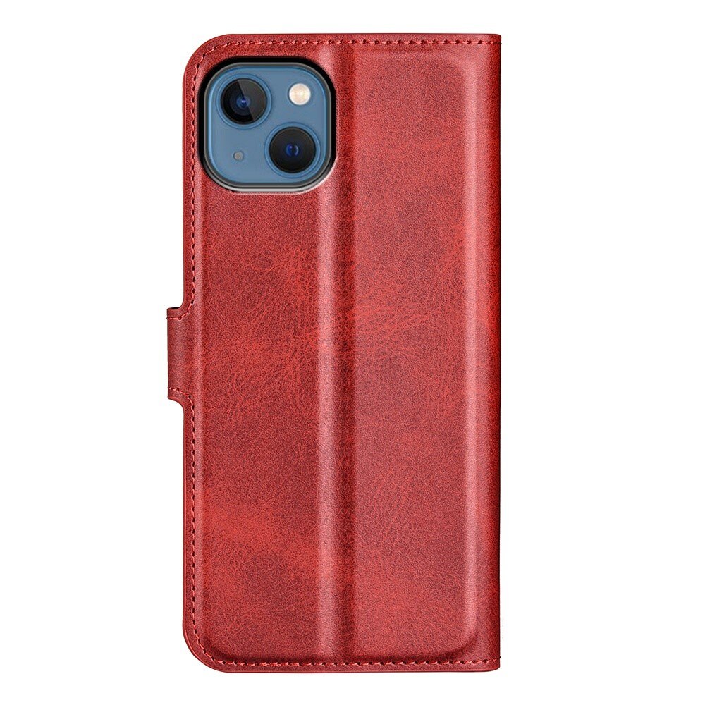 iPhone 14 Leather Wallet Red