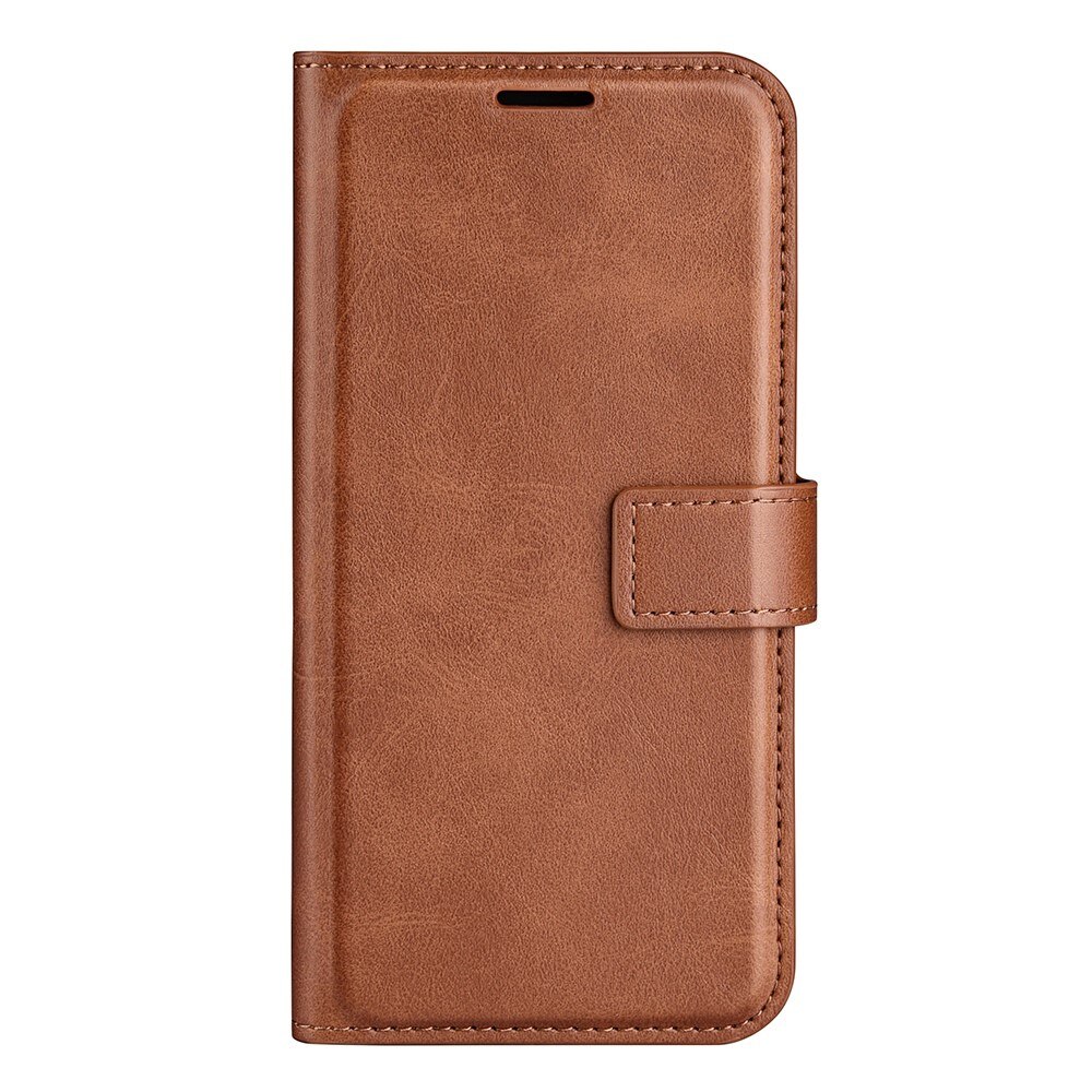 iPhone 14 Leather Wallet Brown