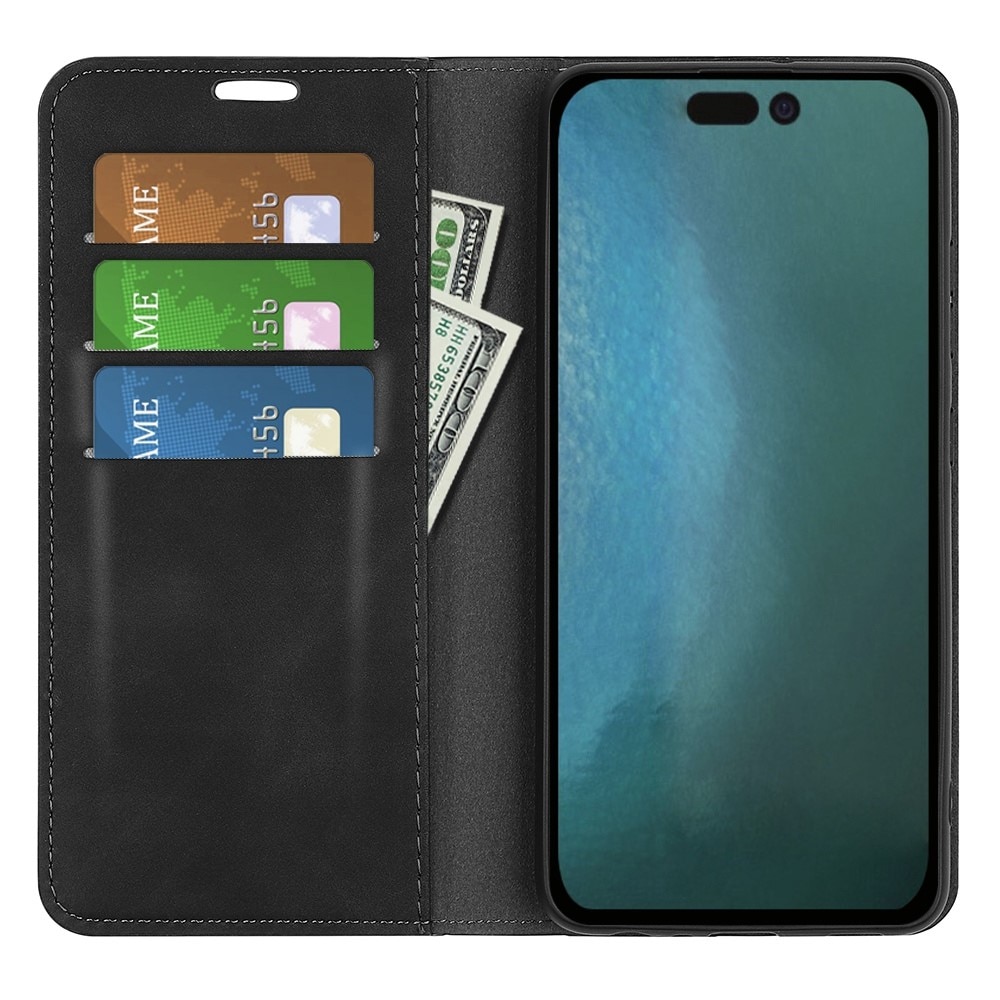 iPhone 14 Set van Dunne Bookcover hoesje en Screenprotector