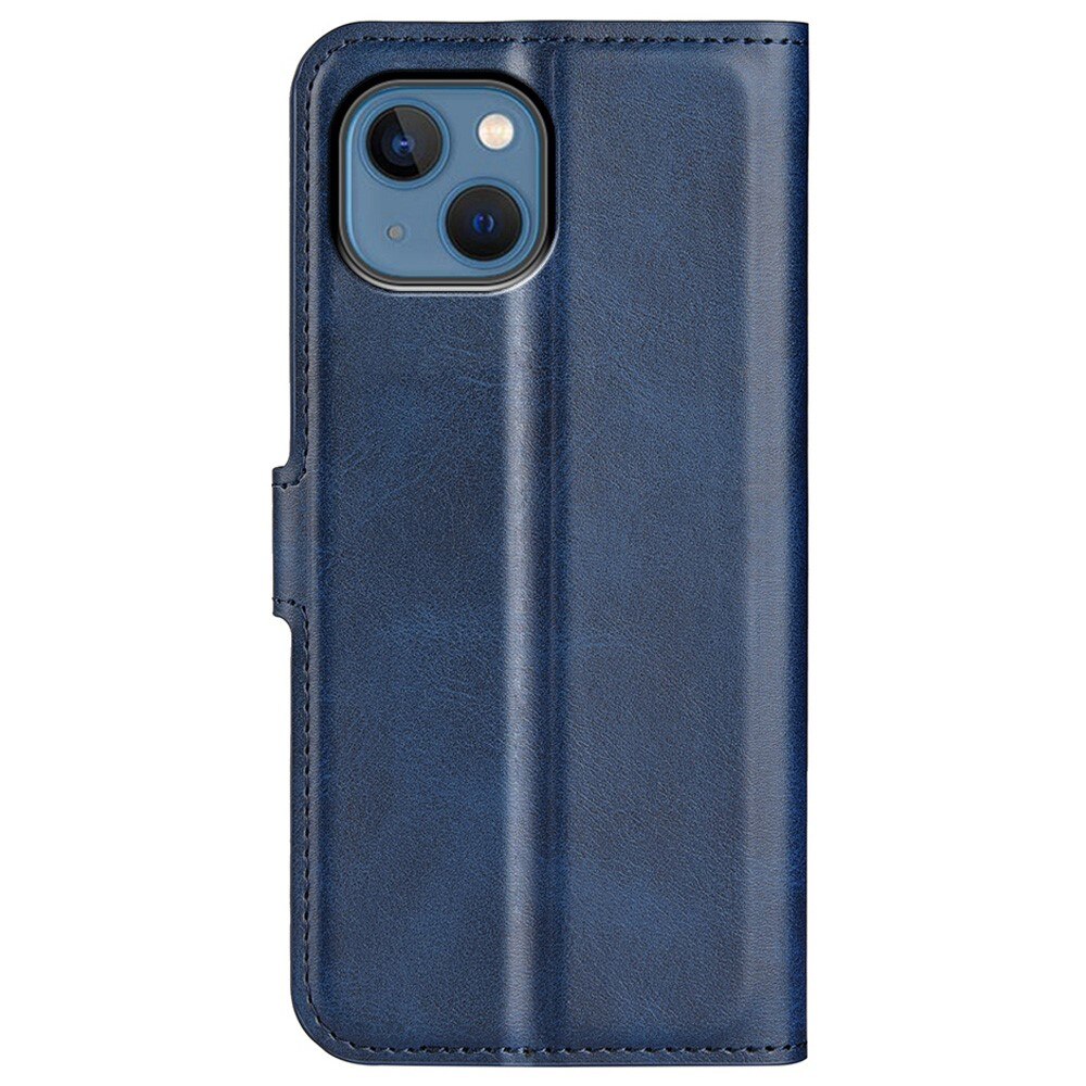 iPhone 14 Plus Leather Wallet Blue