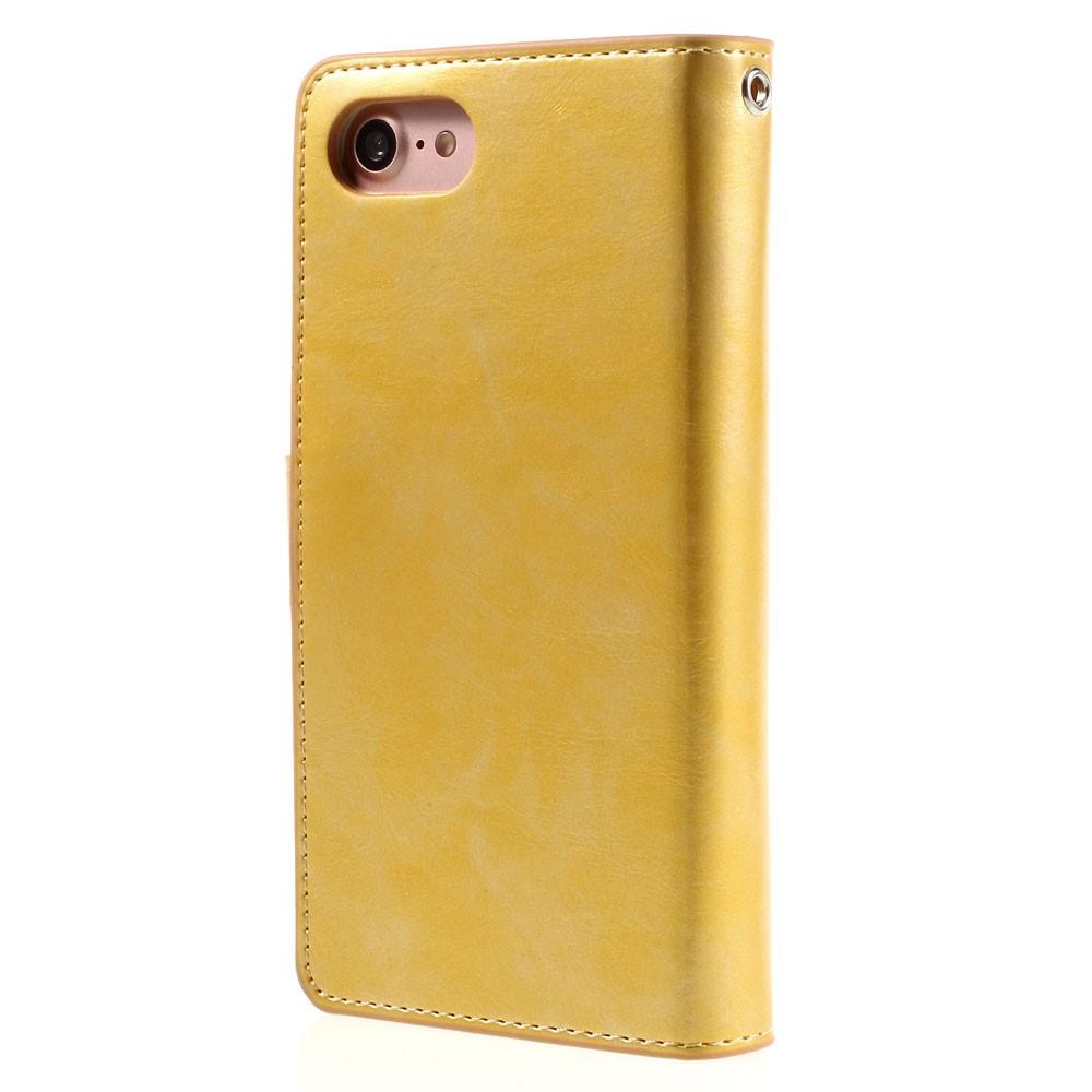 Mansoor Wallet Diary Case iPhone 7/8/SE Goud