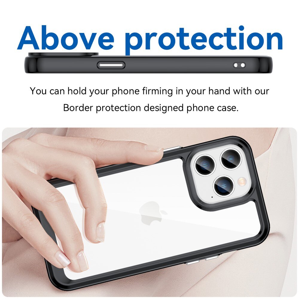 Hybridcase iPhone 14 Pro Zwart