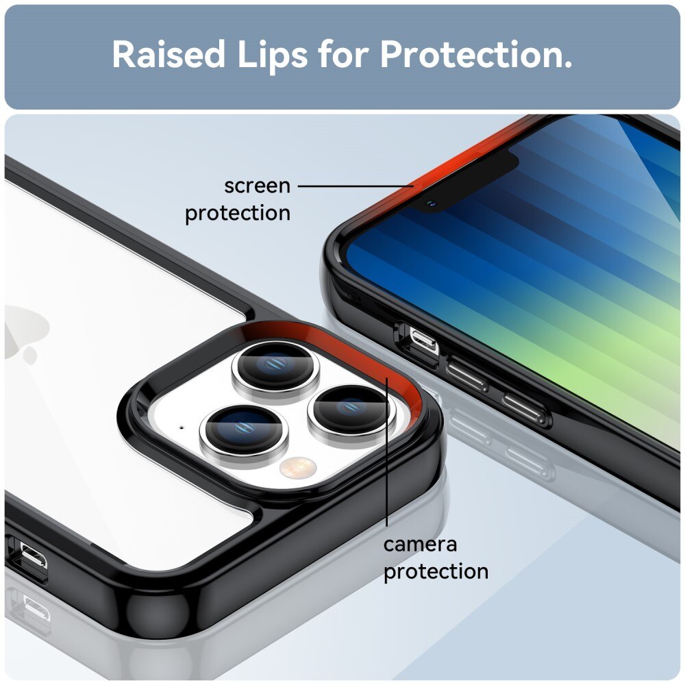 Hybridcase iPhone 14 Pro Zwart