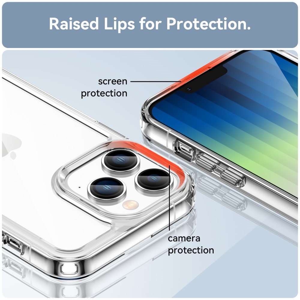 Crystal Hybrid Case iPhone 14 Pro transparant