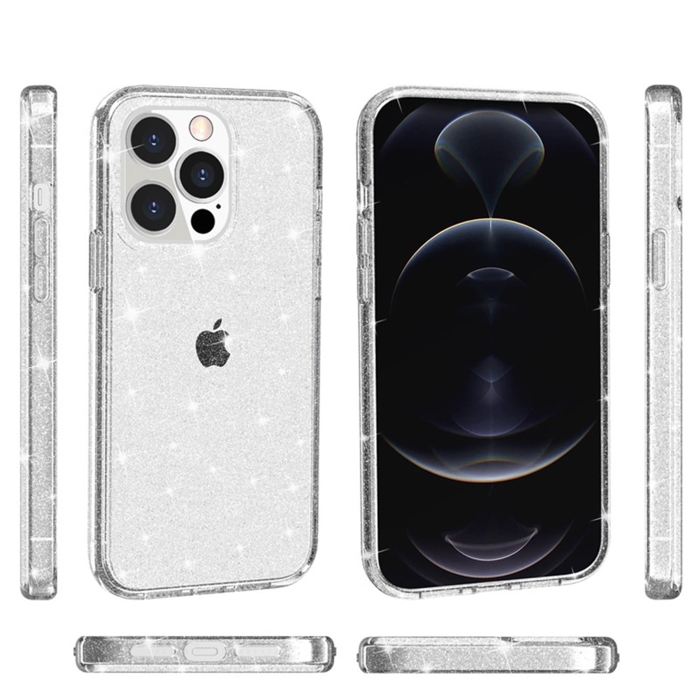 iPhone 14 Pro Max Liquid Glitter Case transparant