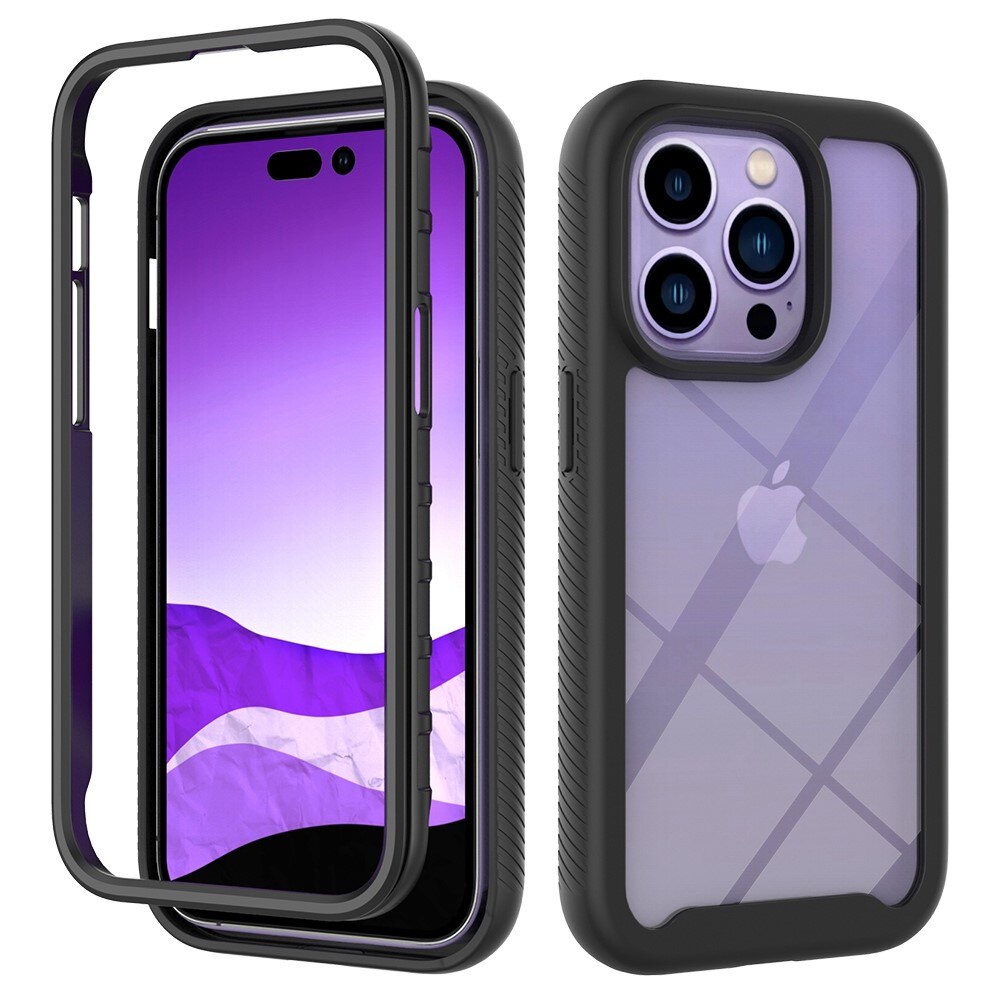 iPhone 14 Pro Full Cover Case Zwart
