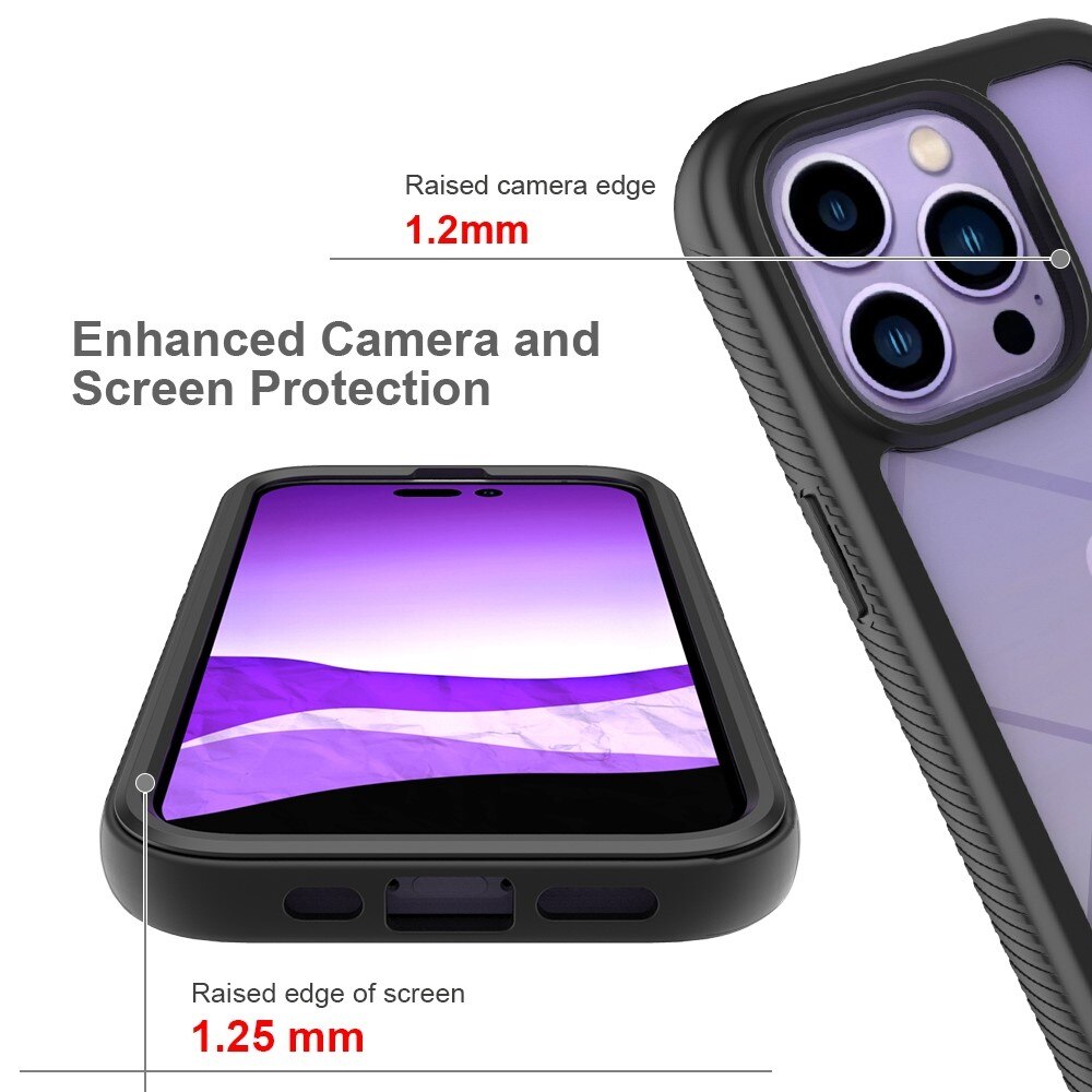 iPhone 14 Pro Full Cover Case Zwart