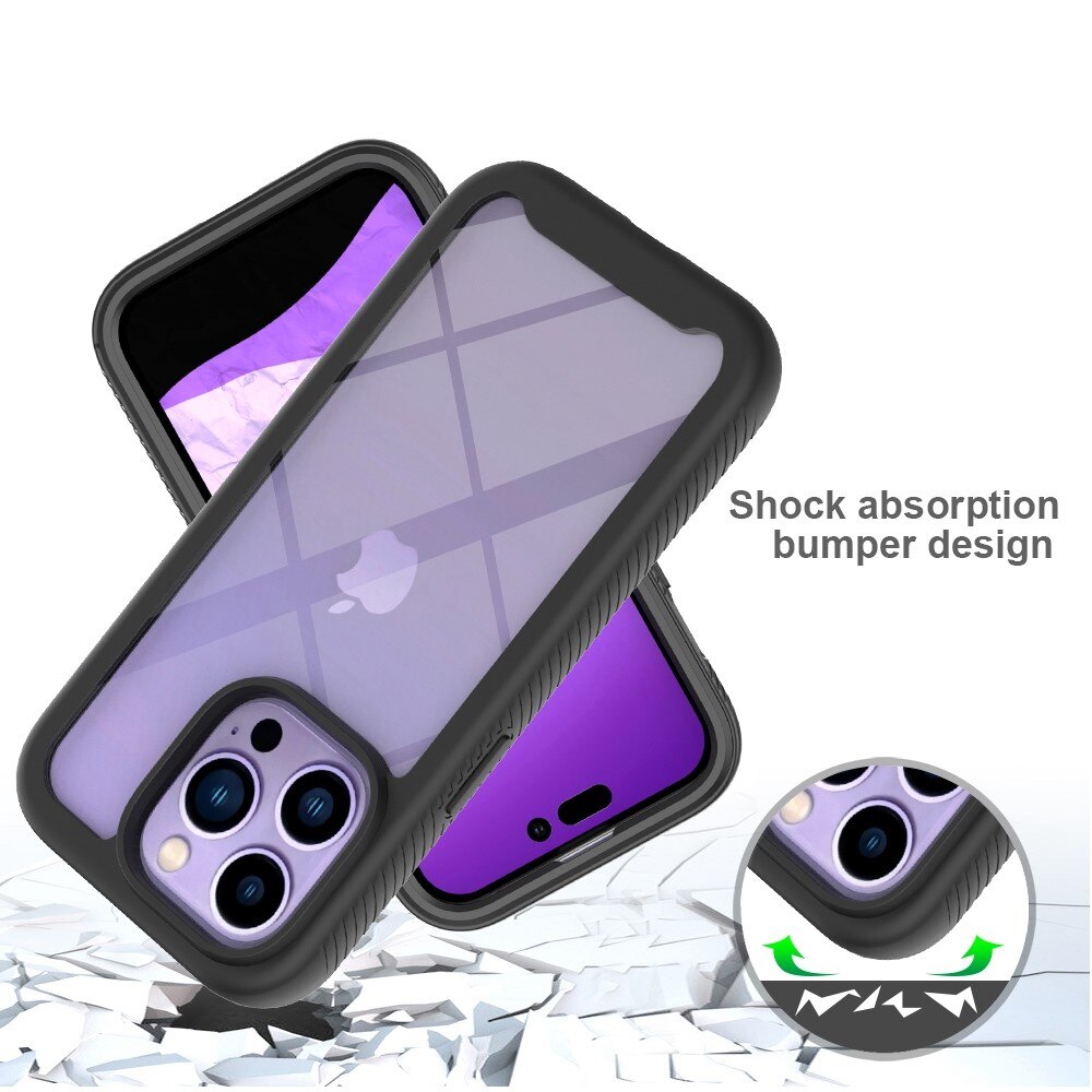 iPhone 14 Pro Full Cover Case Zwart