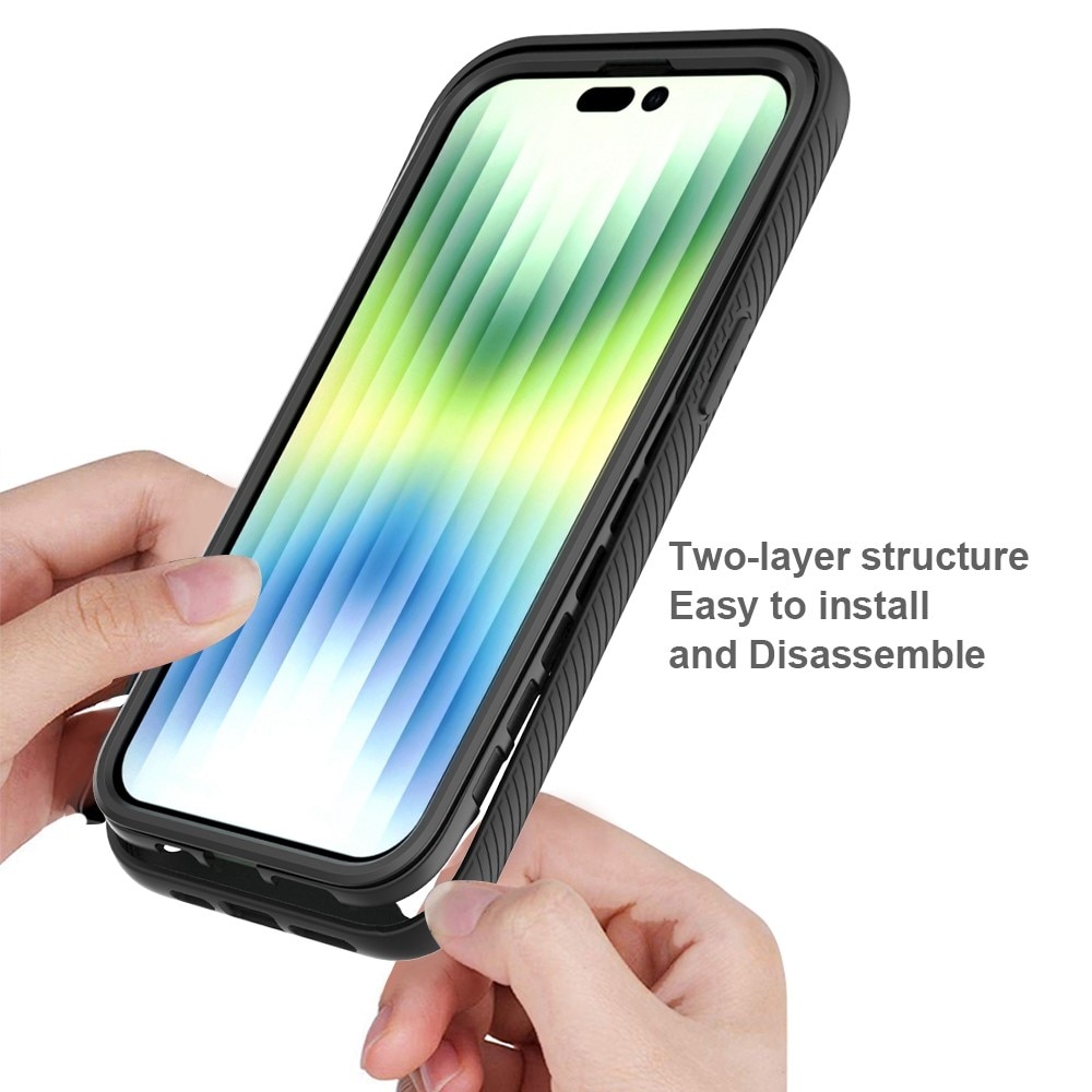 iPhone 14 Pro Max Full Protection Case Zwart