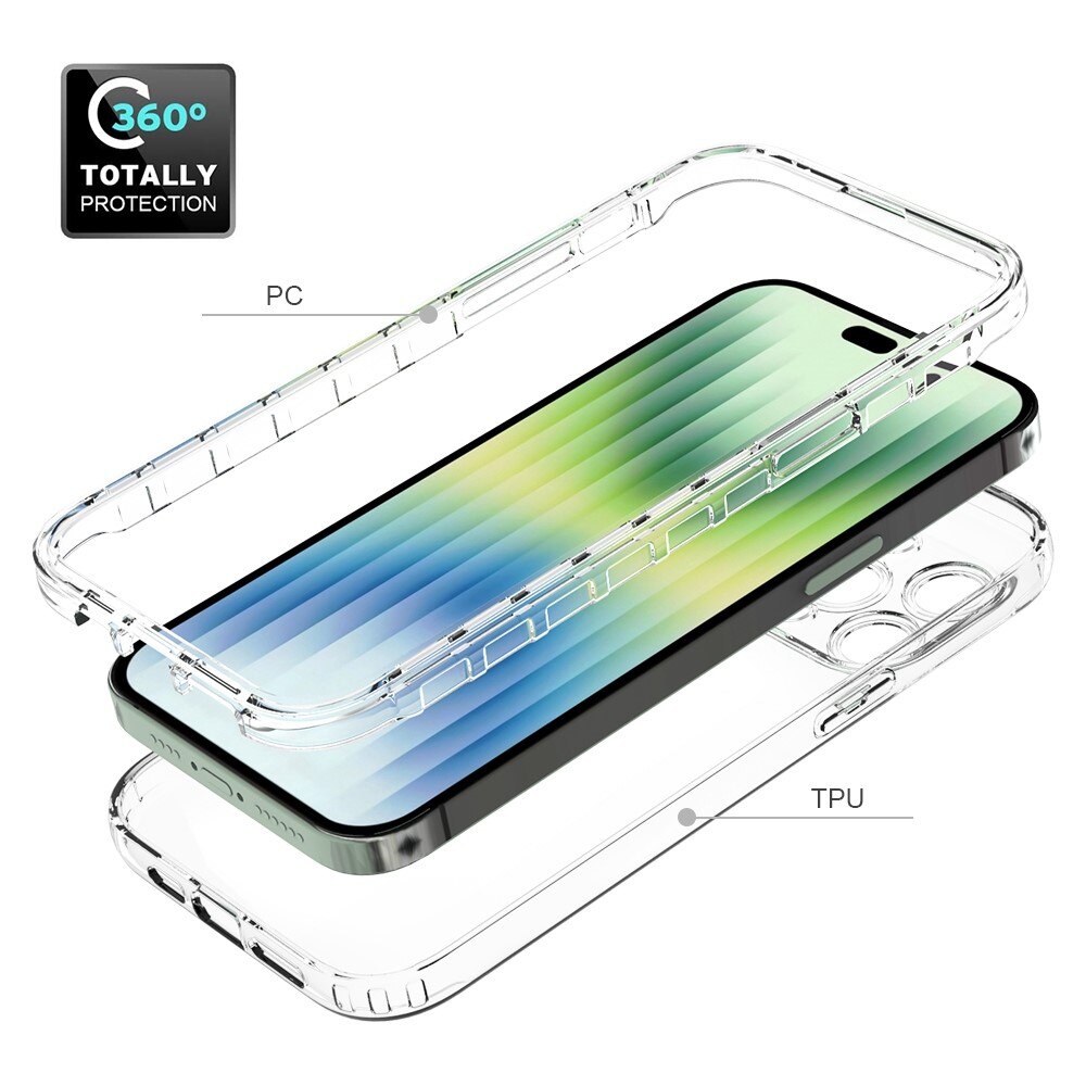 iPhone 14 Pro Max Full Cover Case transparant