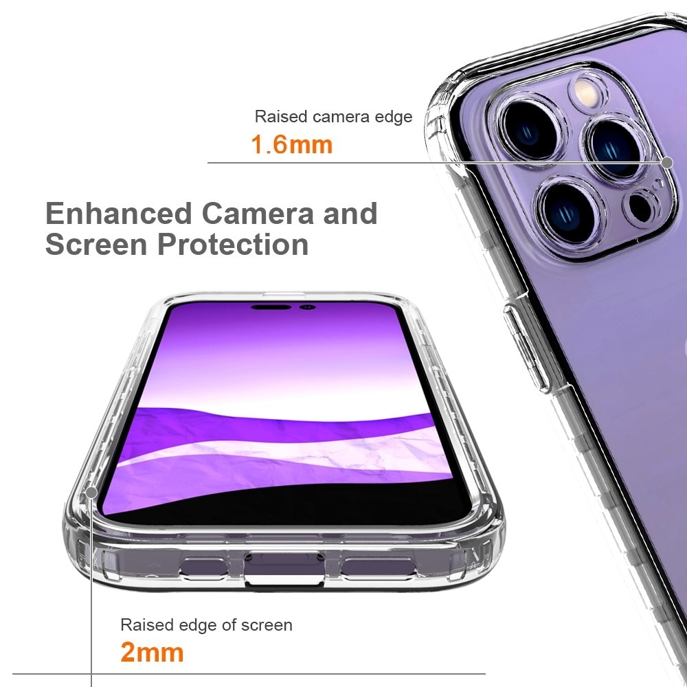 iPhone 14 Pro Full Cover Case Transparant