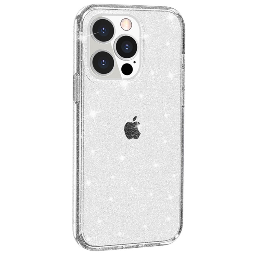 iPhone 15 Pro Liquid Glitter Case transparant