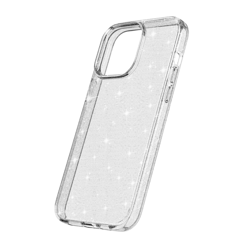 iPhone 15 Pro Liquid Glitter Case transparant
