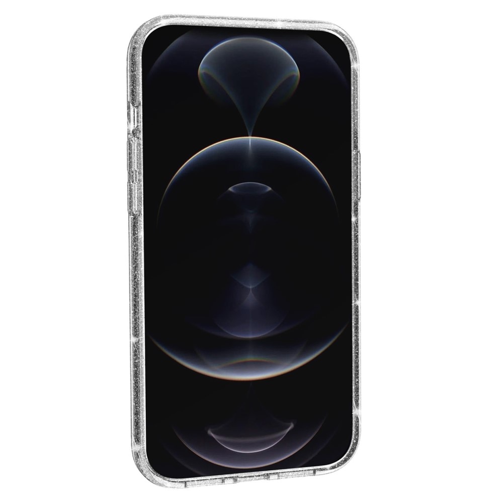 iPhone 15 Plus Liquid Glitter Case transparant