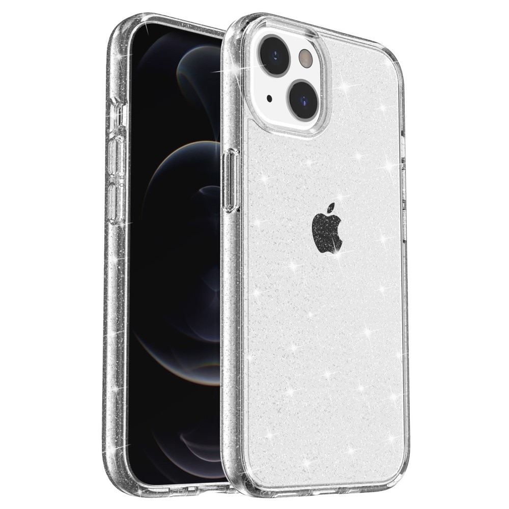 iPhone 15 Liquid Glitter Case transparant