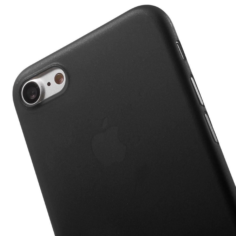 iPhone 7/8/SE Mat backcover hoesje Zwart
