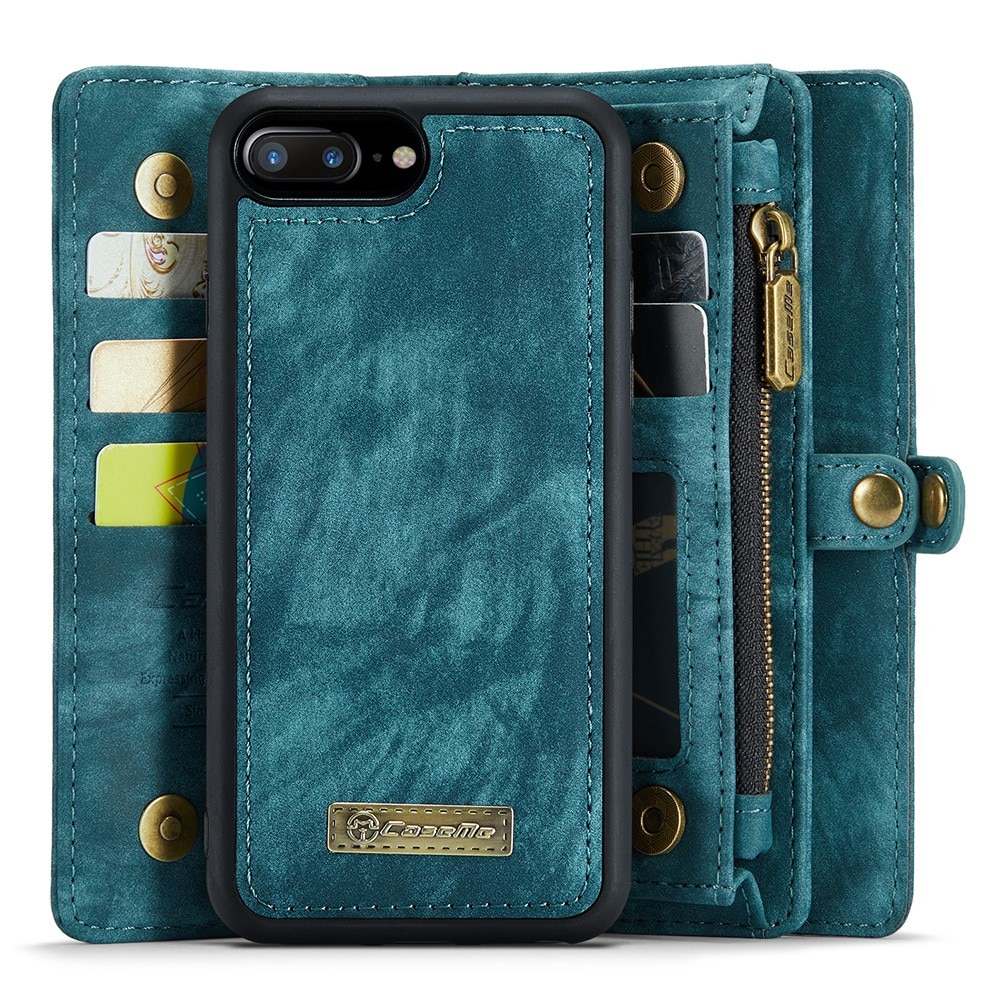 Multi-slot hoesje iPhone 7 Plus/8 Plus Blauw