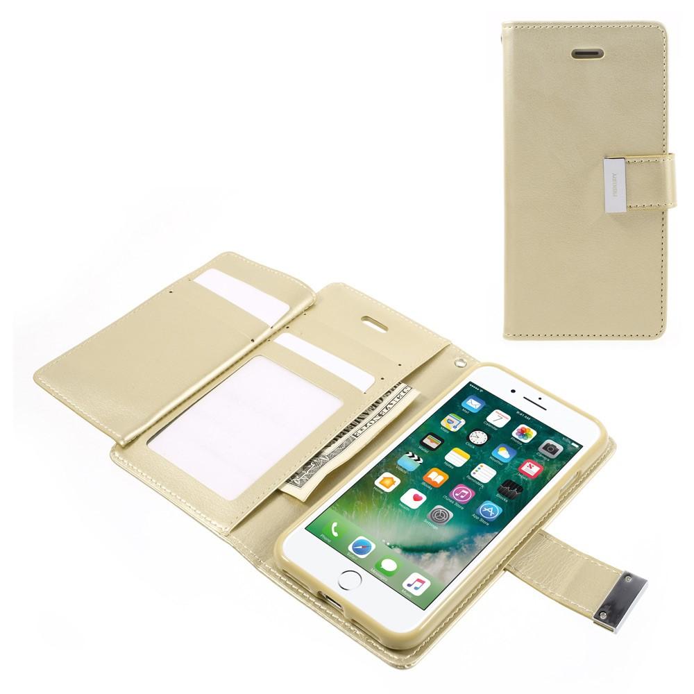 Rich Diary Case iPhone 7/8/SE Goud