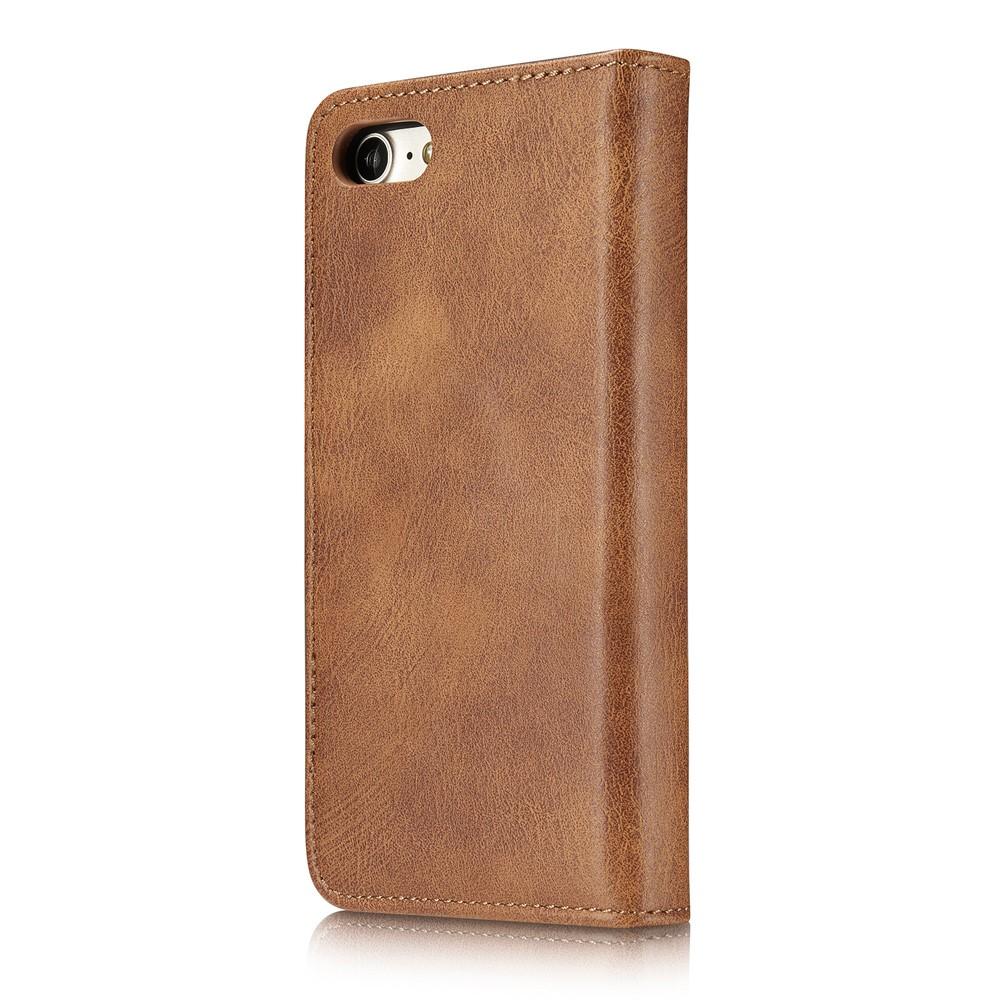 Magnet Wallet iPhone 8 Cognac