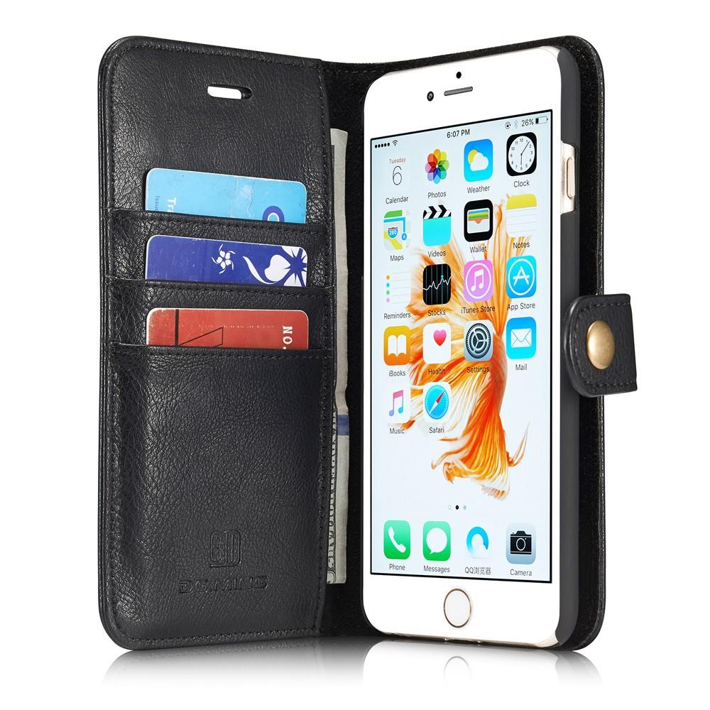 Magnet Wallet iPhone 6 Plus/6S Plus Zwart