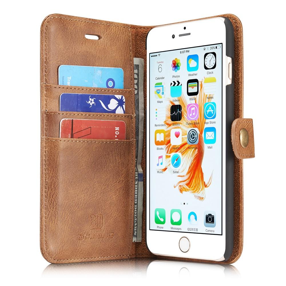 Magnet Wallet iPhone 6/6S Cognac