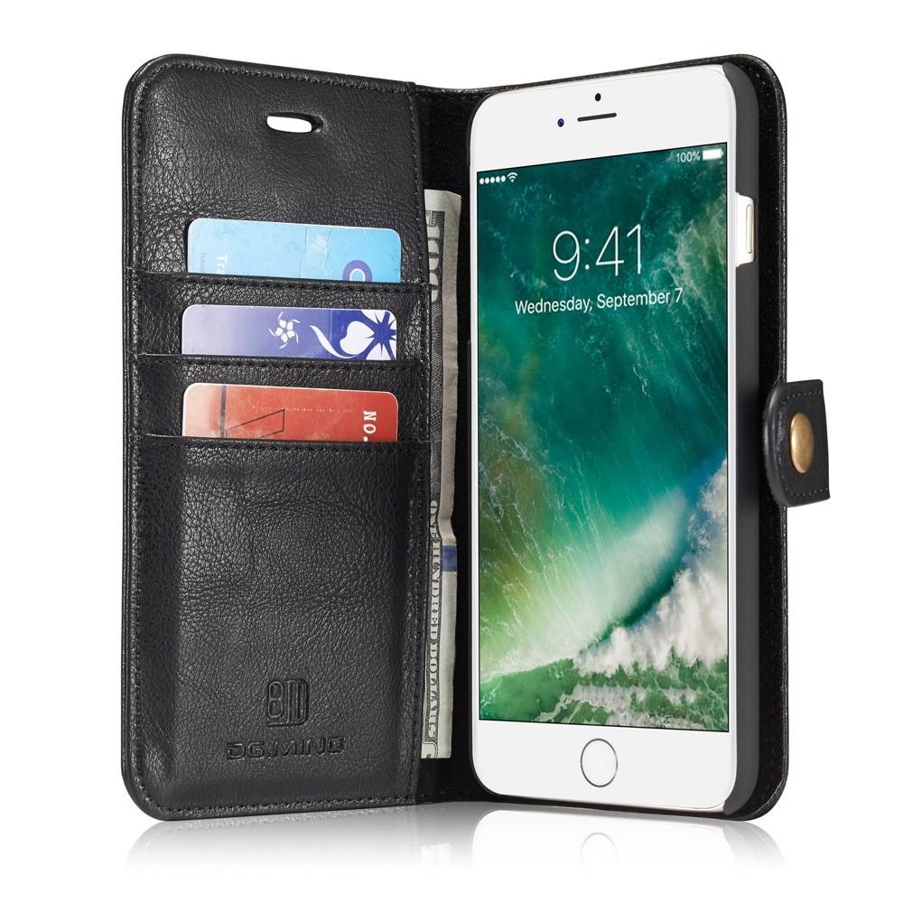 Magnet Wallet iPhone 7 Plus/8 Plus Zwart