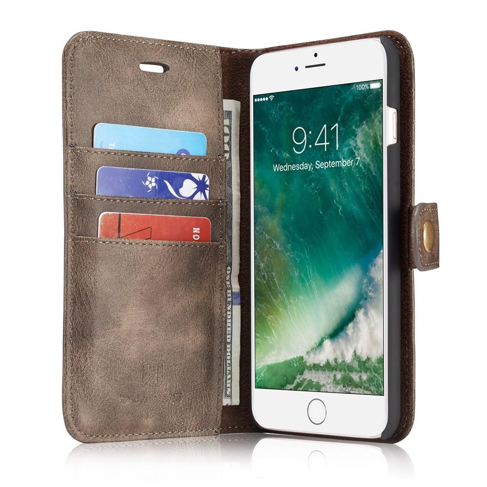 Magnet Wallet iPhone 7 Plus/8 Plus Brown