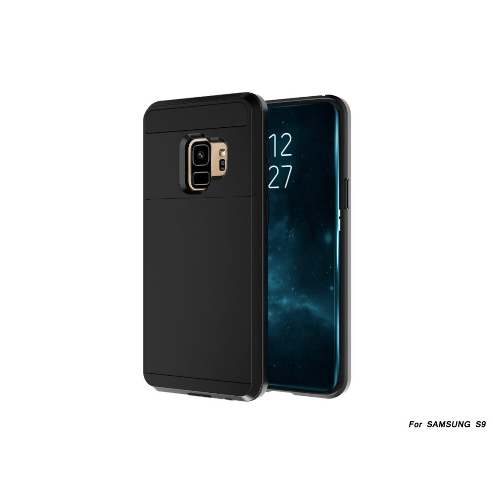 Samsung Galaxy S9 Hoesje met Cardslot Zwart