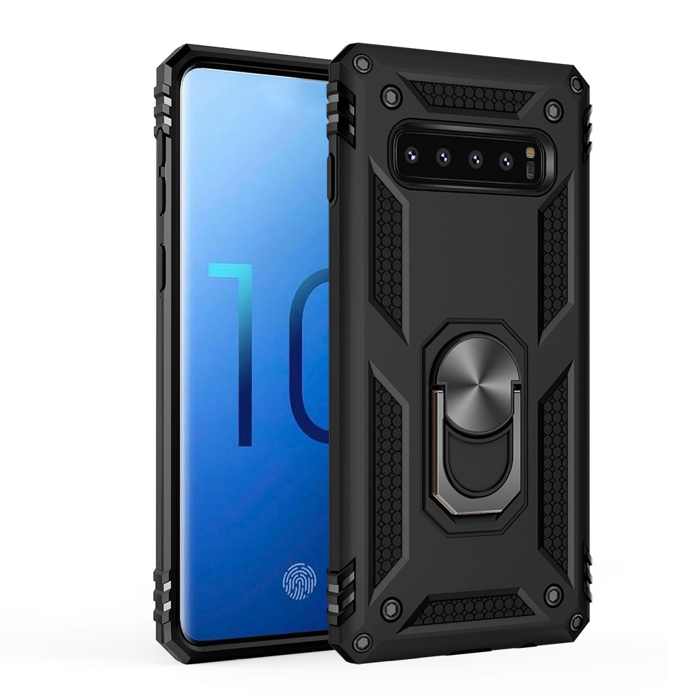 Samsung Galaxy S10 Hybridcase Tech Ring zwart