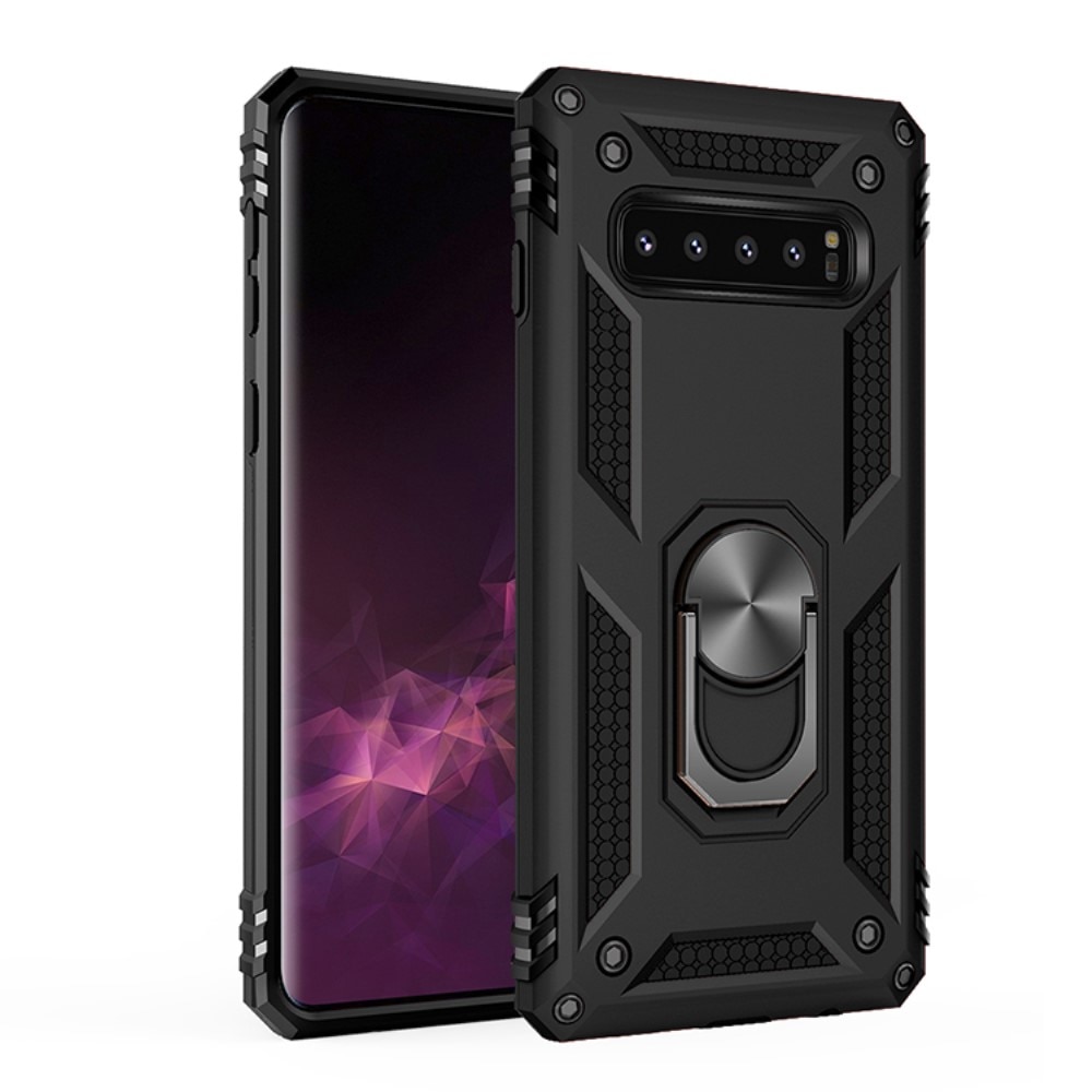 Samsung Galaxy S10 Plus Hybridcase Tech Ring zwart