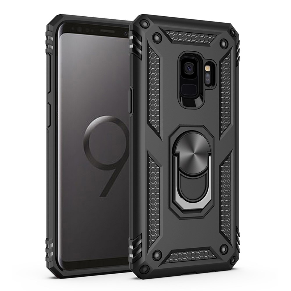 Samsung Galaxy S9 Hybridcase Tech Ring zwart