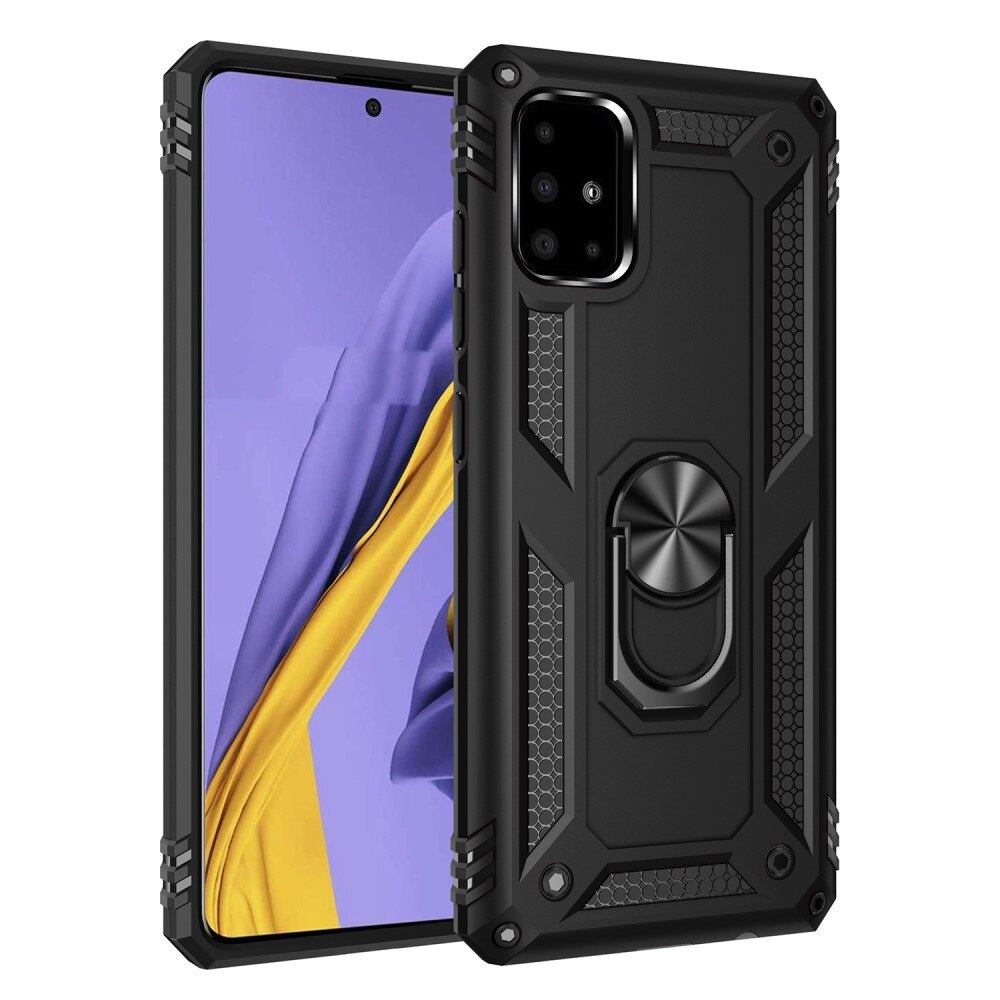 Samsung Galaxy A51 Hybridcase Tech Ring zwart