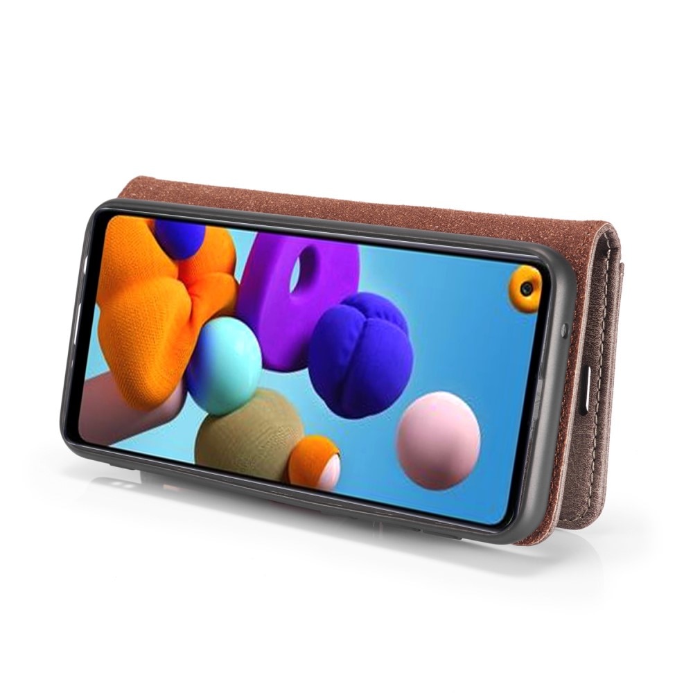 Magnet Wallet Samsung Galaxy A21s Brown