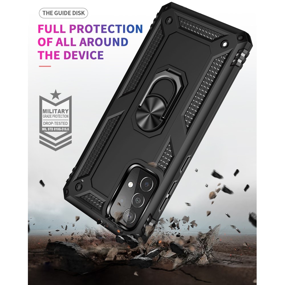 Samsung Galaxy A52/A52s Hybridcase Tech Ring zwart