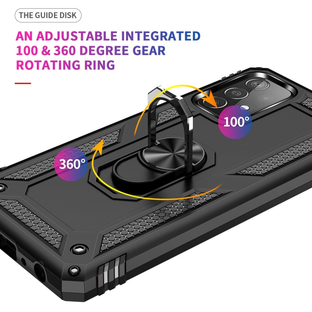 Samsung Galaxy A52/A52s Hybridcase Tech Ring zwart