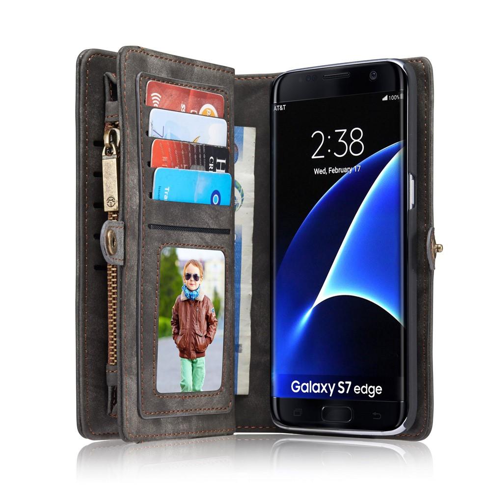 Multi-slot hoesje Samsung Galaxy S7 Edge Grijs