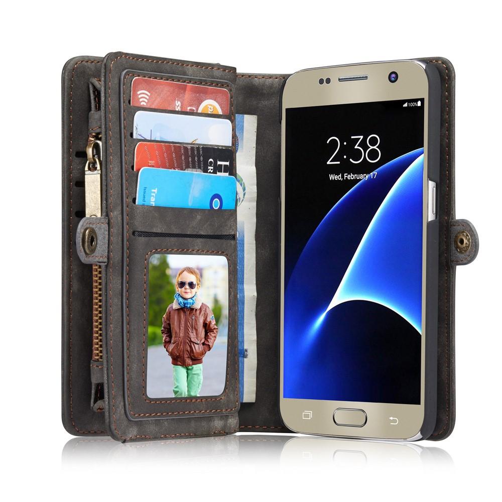 Multi-slot Hoesje Samsung Galaxy S7 Grijs