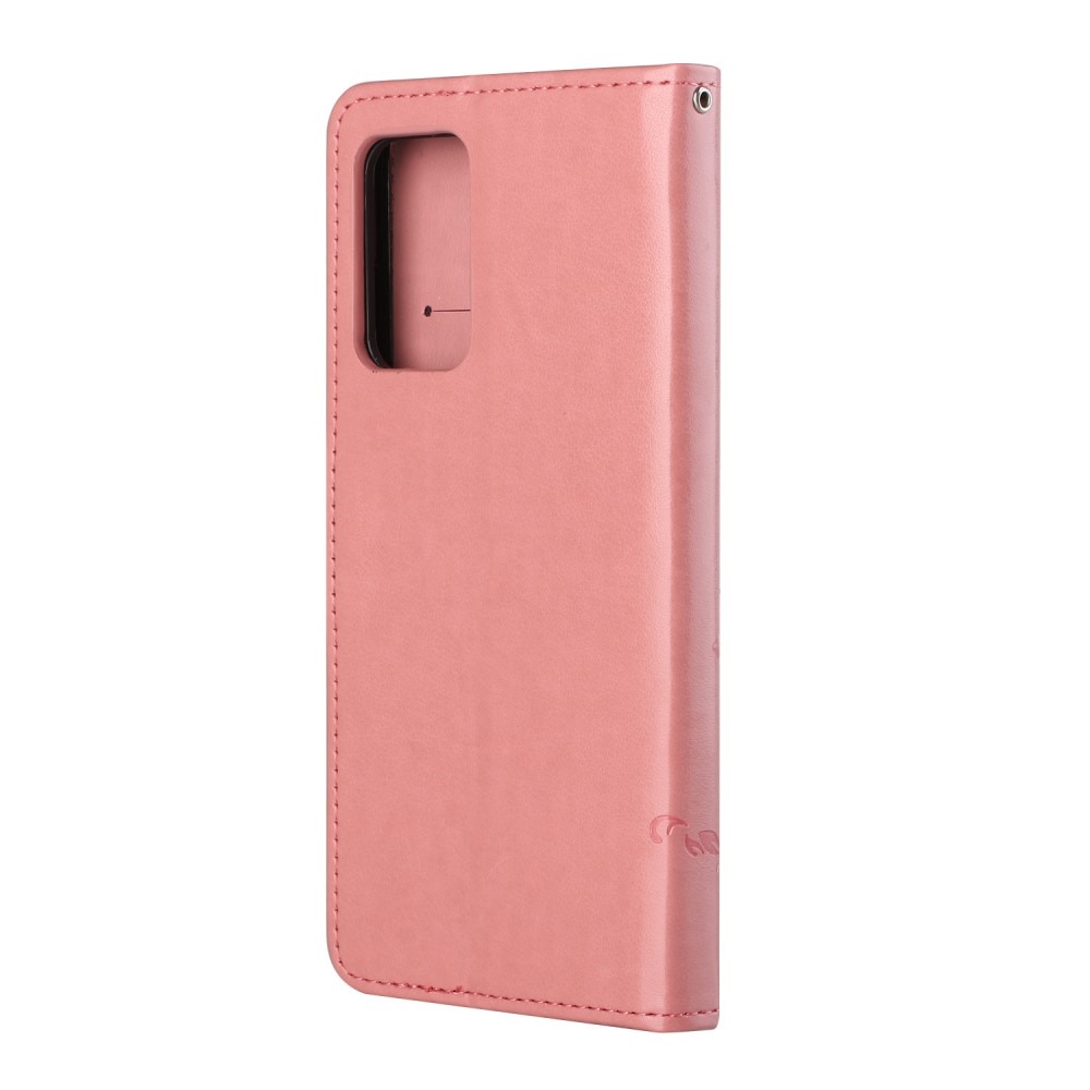 Samsung Galaxy A82 5G Leren vlinderhoesje Roze