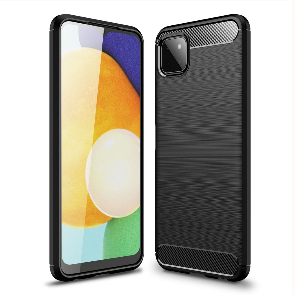 Brushed TPU Case Samsung Galaxy A22 5G Zwart