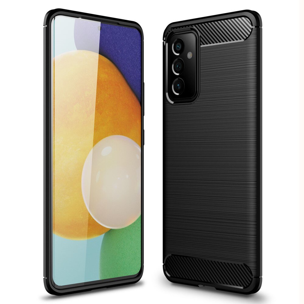 Brushed TPU Case Samsung Galaxy A82 5G Zwart